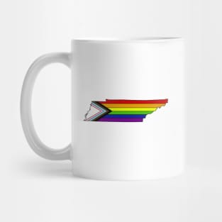 Progress pride flag - Tennessee Mug